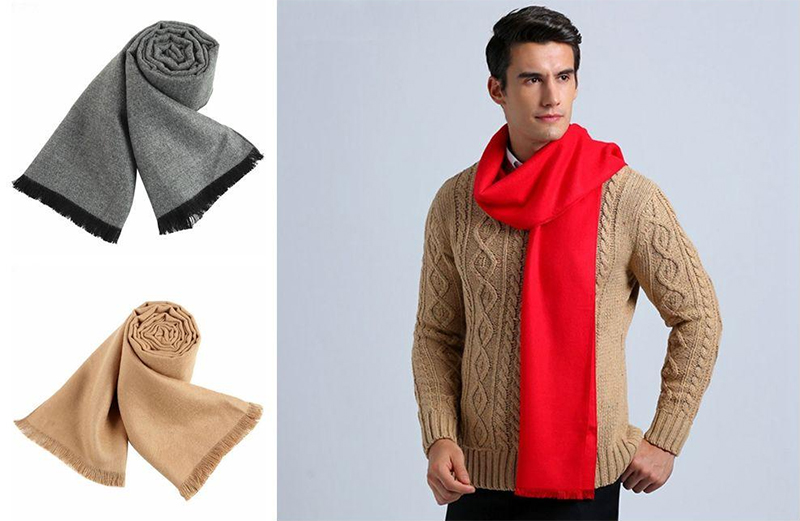 khăn quàng cổ cotton nam Trung Quốc